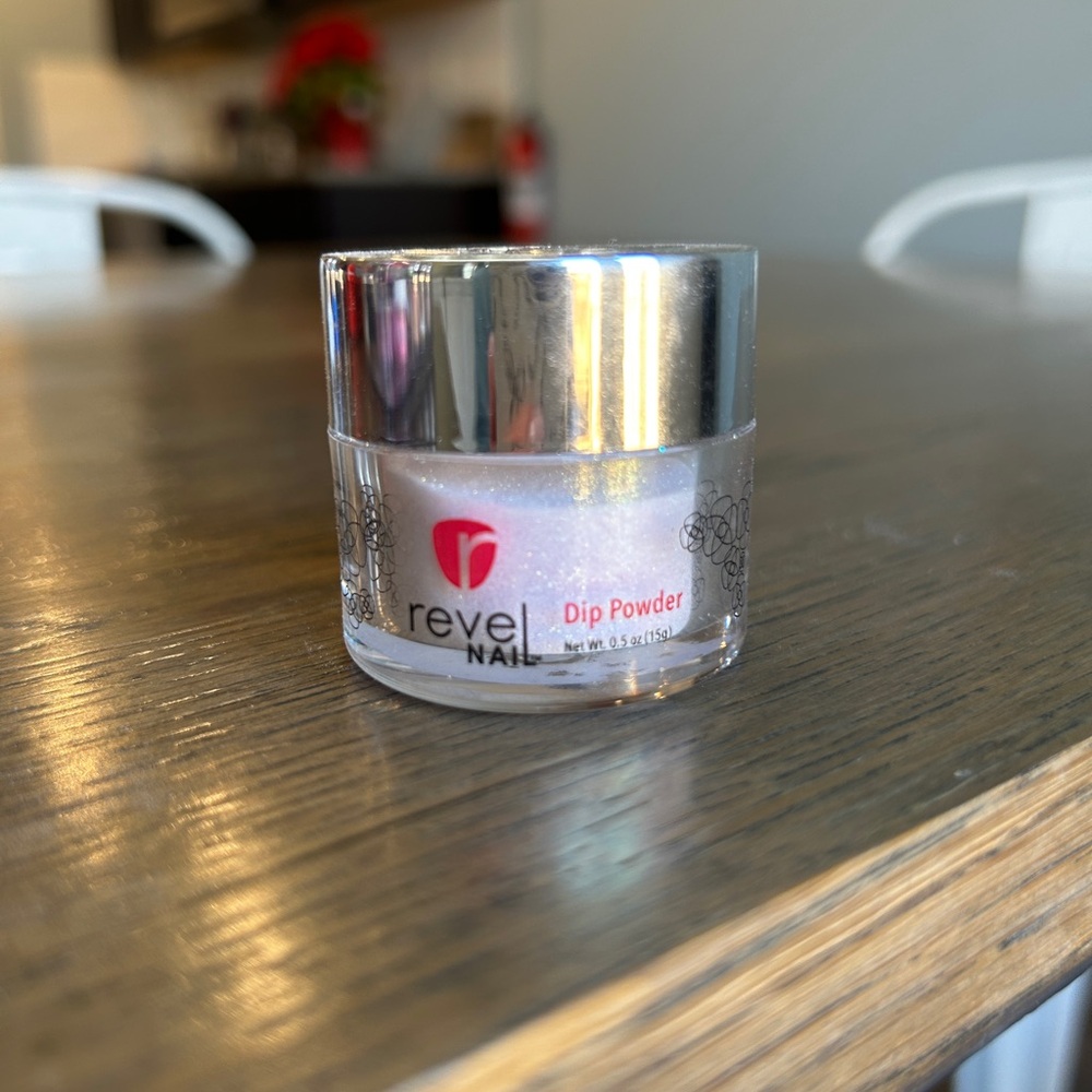 Revel Nail Dip Powder - Silver Shimmer